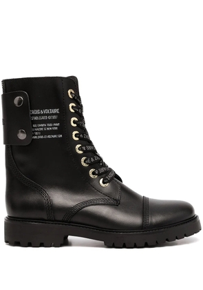 Zadig&Voltaire Joe combat boots - Black