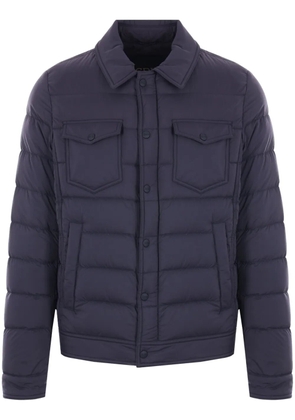 Herno classic-collar down jacket - Blue
