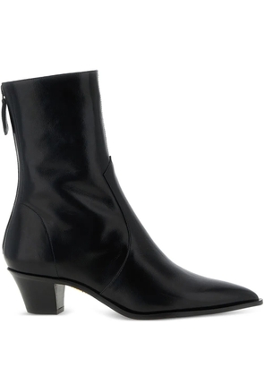 Aquazzura pointed-toe zip boots - Black