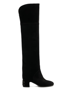 Casadei Muni Nomad 50MM over-the-knee boots - Black