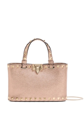 Valentino Garavani mini Rockstud tote bag - Brown