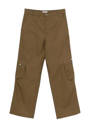 Off-White cargo pocket trousers - Brown