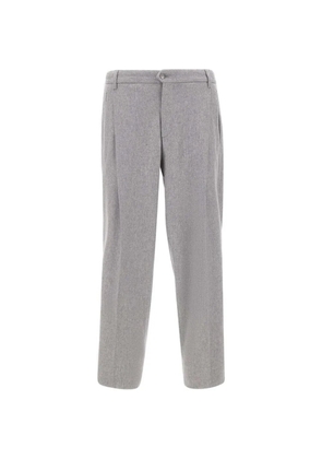 Briglia 1949 Manhattans welt-pocket pleated trousers - Grey