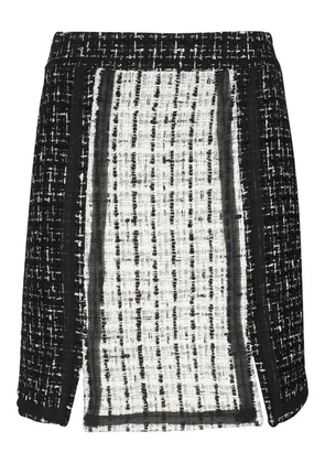 Karl Lagerfeld bouclé mini skirt - Black