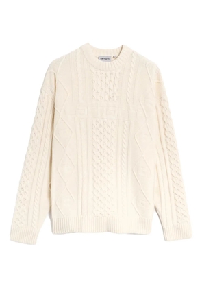 Carhartt WIP cable-knit sweater - White