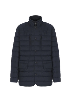 Save The Duck quilted-pattern padded coat - Blue