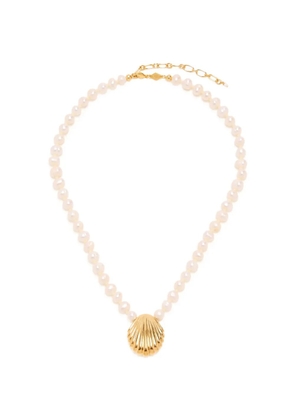 Anni Lu pearl shell necklace - Gold
