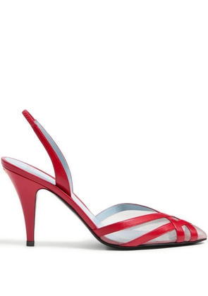 Valentino Garavani 90mm Impudance slingback pumps - Red