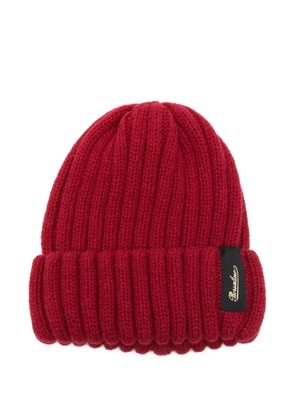 Borsalino ribbed cashmere beanie - Red