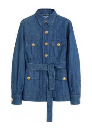 Valentino Garavani Sahariana denim jacket - Blue