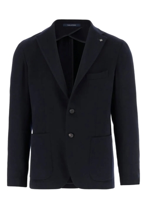 Tagliatore single-breasted cashmere blazer - NAVY