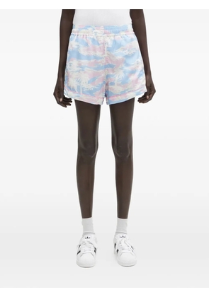 A BATHING APE® graphic shorts - Blue