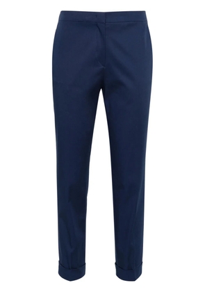 ETRO stretch-cotton cropped trousers - Blue