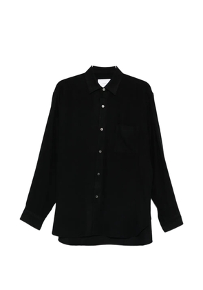 STEIN chest-pocket shirt - Black