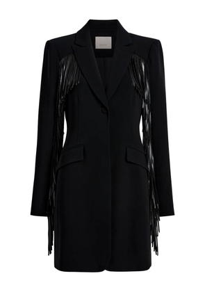 Cinq A Sept Joelette fringe mini dress - Black