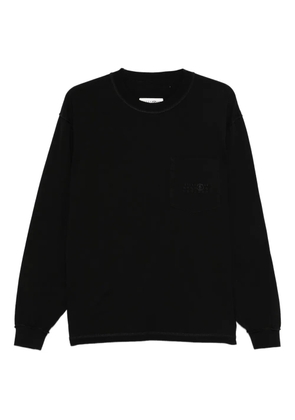 MM6 Maison Margiela pocket long-sleeve T-shirt - Black