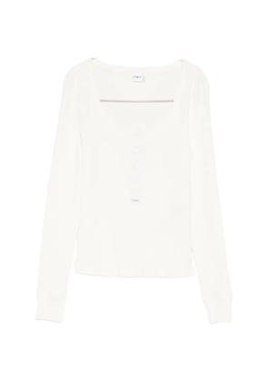 Chloé Henley T-shirt - Neutrals