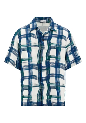 Ferragamo short sleeve shirt - Blue