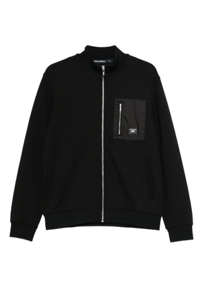 Karl Lagerfeld Jeans pocketed zipped sweatshirt - Black