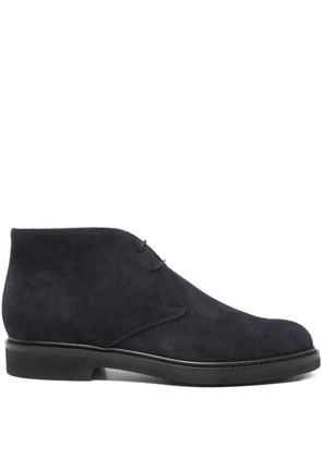 Ortigni lace-up desert boots - Blue