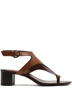 Alexandre Birman 45mm Eliah leather sandals - Brown