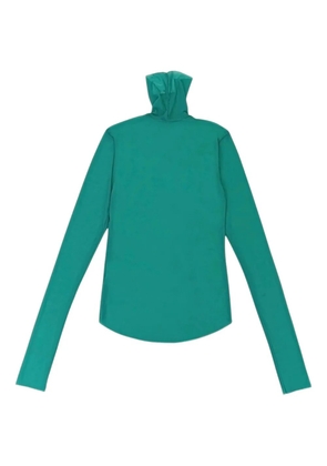 Callipygian turtleneck top - Green