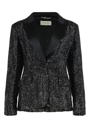 Alberta Ferretti stud-embellished blazer - Black