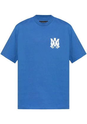 AMIRI logo-print cotton T-shirt - Blue