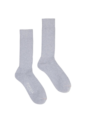 Fortela ribbed mid-length socks - Grey