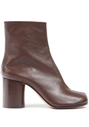 Maison Margiela Tabi 80mm leather ankle boots - Brown