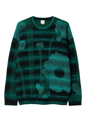 Paul Smith checked knit jumper - Green