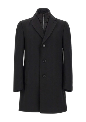 BOSS single-breasted coat - Black