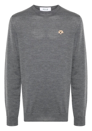 PELO FOUNDATION dog-patch sweater - Grey