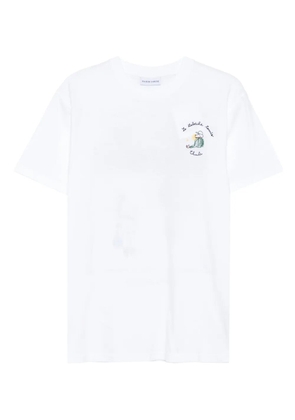 Maison Labiche embroidered-cactus T-shirt - White