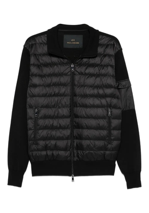 Paul & Shark quilted wool-panel jacket - Black