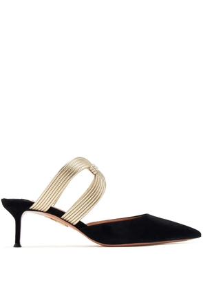 Aquazzura 50mm suede pumps - Black