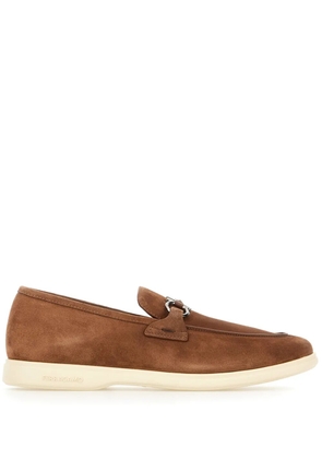 Ferragamo suede loafers - Brown