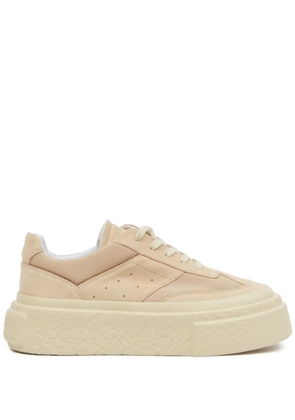 MM6 Maison Margiela leather sneakers - Neutrals