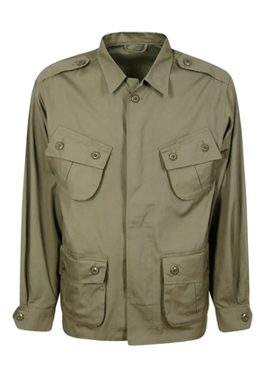 Fortela Elias multi-pocket cotton jacket - Green