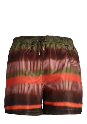 PS Paul Smith striped swim shorts - Green