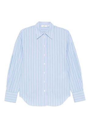 BITE Studios striped button-down shirt - Blue
