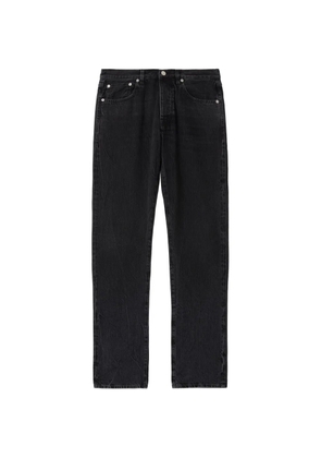 Fortela selvedge five pocket jeans - Black