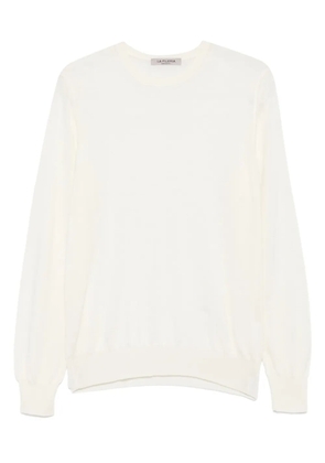 Fileria crew-neck wool sweater - White