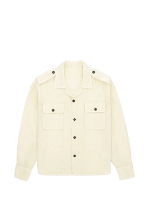 Fortela Bonnie epaulettes pocket shirt - Neutrals