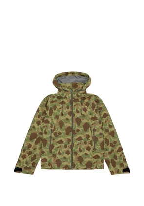 Fortela zip fastening hooded jacket - Green