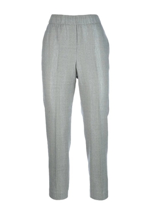 Peserico elastic-waist trousers - Grey