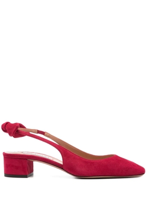 Aquazzura 35mm Very Bow Tie pumps - Pink