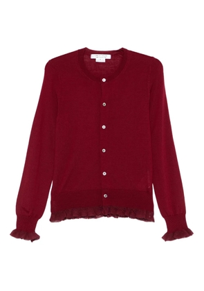 Comme Des Garçons Comme Des Garçons cashmere cardigan - Red