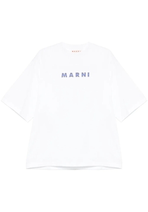 Marni logo-print T-shirt - White