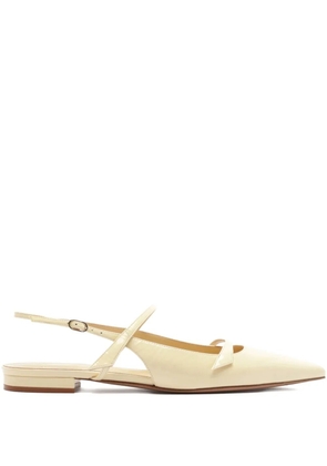 Alexandre Birman Tita pointed-toe strap-detail flat sandals - Neutrals